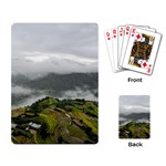 Residential Paddy Field Step Cloud Playing Cards Single Design (Rectangle) Back