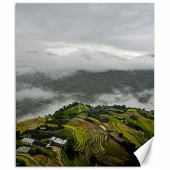 Residential Paddy Field Step Cloud Canvas 20  X 24  by Sarkoni