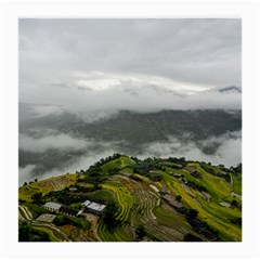 Residential Paddy Field Step Cloud Medium Glasses Cloth by Sarkoni