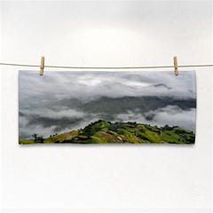 Residential Paddy Field Step Cloud Hand Towel by Sarkoni