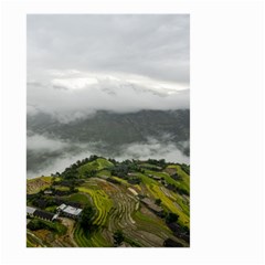 Residential Paddy Field Step Cloud Large Garden Flag (two Sides) by Sarkoni