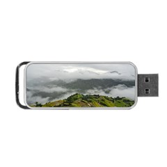 Residential Paddy Field Step Cloud Portable Usb Flash (two Sides) by Sarkoni