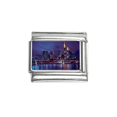 Frankfurt City Skyline Skyscraper Italian Charm (9mm) by Sarkoni