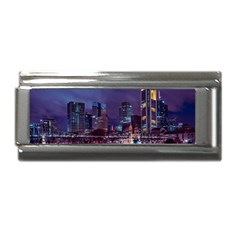 Frankfurt City Skyline Skyscraper Superlink Italian Charm (9mm) by Sarkoni