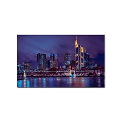 Frankfurt City Skyline Skyscraper Sticker Rectangular (100 Pack) by Sarkoni