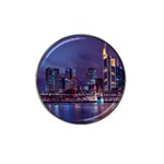 Frankfurt City Skyline Skyscraper Hat Clip Ball Marker (10 pack) Front