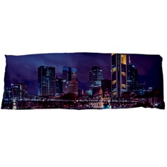 Frankfurt City Skyline Skyscraper Body Pillow Case Dakimakura (two Sides) by Sarkoni