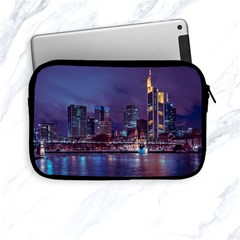 Frankfurt City Skyline Skyscraper Apple Ipad Mini Zipper Cases by Sarkoni