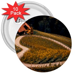 Vineyard Agriculture Farm Autumn 3  Buttons (10 Pack)  by Sarkoni