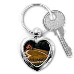 Vineyard Agriculture Farm Autumn Key Chain (heart) by Sarkoni