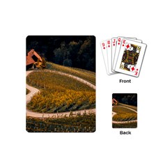 Vineyard Agriculture Farm Autumn Playing Cards Single Design (mini) by Sarkoni