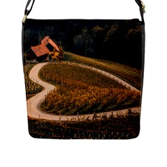 Vineyard Agriculture Farm Autumn Flap Closure Messenger Bag (l) by Sarkoni