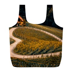 Vineyard Agriculture Farm Autumn Full Print Recycle Bag (l) by Sarkoni