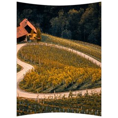 Vineyard Agriculture Farm Autumn Back Support Cushion by Sarkoni