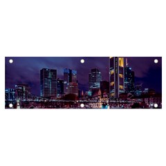 Frankfurt City Skyline Skyscraper Banner And Sign 6  X 2  by Sarkoni