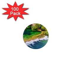 River Waterfall 1  Mini Magnets (100 Pack)  by Sarkoni