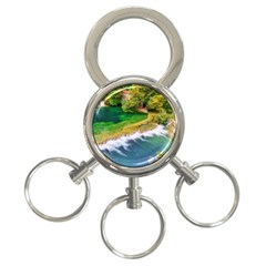 River Waterfall 3-ring Key Chain by Sarkoni