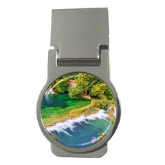 River Waterfall Money Clips (round)  by Sarkoni