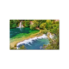 River Waterfall Sticker (rectangular) by Sarkoni