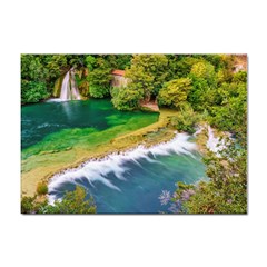 River Waterfall Sticker A4 (10 Pack) by Sarkoni