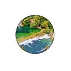 River Waterfall Hat Clip Ball Marker by Sarkoni