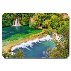 River Waterfall Large Doormat by Sarkoni