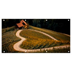 Vineyard Agriculture Farm Autumn Banner And Sign 8  X 4  by Sarkoni