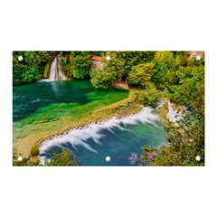 River Waterfall Banner And Sign 5  X 3  by Sarkoni