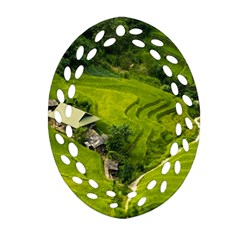 Apartment Curve Path Step Ornament (oval Filigree) by Sarkoni