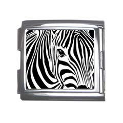 Animal Cute Pattern Art Zebra Mega Link Italian Charm (18mm) by Amaryn4rt