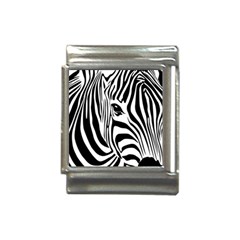 Animal Cute Pattern Art Zebra Italian Charm (13mm) by Amaryn4rt