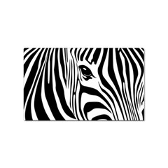 Animal Cute Pattern Art Zebra Sticker (rectangular) by Amaryn4rt