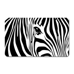 Animal Cute Pattern Art Zebra Magnet (rectangular) by Amaryn4rt