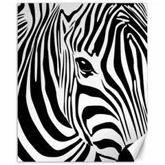 Animal Cute Pattern Art Zebra Canvas 16  X 20 