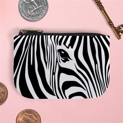 Animal Cute Pattern Art Zebra Mini Coin Purse by Amaryn4rt