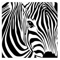 Animal Cute Pattern Art Zebra Square Satin Scarf (36  X 36 ) by Amaryn4rt