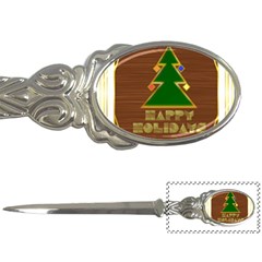 Art Deco Holiday Card Letter Opener by Amaryn4rt