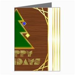 Art Deco Holiday Card Greeting Card