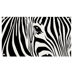 Animal Cute Pattern Art Zebra Banner And Sign 7  X 4  by Amaryn4rt