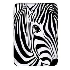 Animal Cute Pattern Art Zebra Rectangular Glass Fridge Magnet (4 Pack) by Amaryn4rt