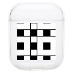 Black And White Pattern Soft Tpu Airpods 1/2 Case by Amaryn4rt