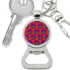 Christmas Candles Seamless Pattern Bottle Opener Key Chain by Amaryn4rt