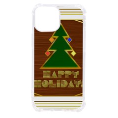 Art Deco Holiday Card Iphone 13 Mini Tpu Uv Print Case