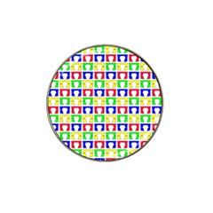 Colorful Seamless Pattern Hat Clip Ball Marker by Amaryn4rt