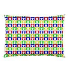 Colorful Seamless Pattern Pillow Case by Amaryn4rt