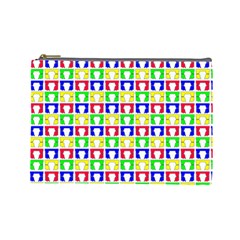 Colorful Seamless Pattern Cosmetic Bag (large) by Amaryn4rt