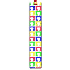 Colorful Seamless Pattern Large Book Marks by Amaryn4rt