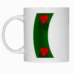 Holiday Wreath White Mug by Amaryn4rt