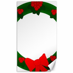 Holiday Wreath Canvas 40  X 72  by Amaryn4rt