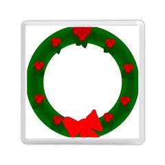 Holiday Wreath Memory Card Reader (square) by Amaryn4rt